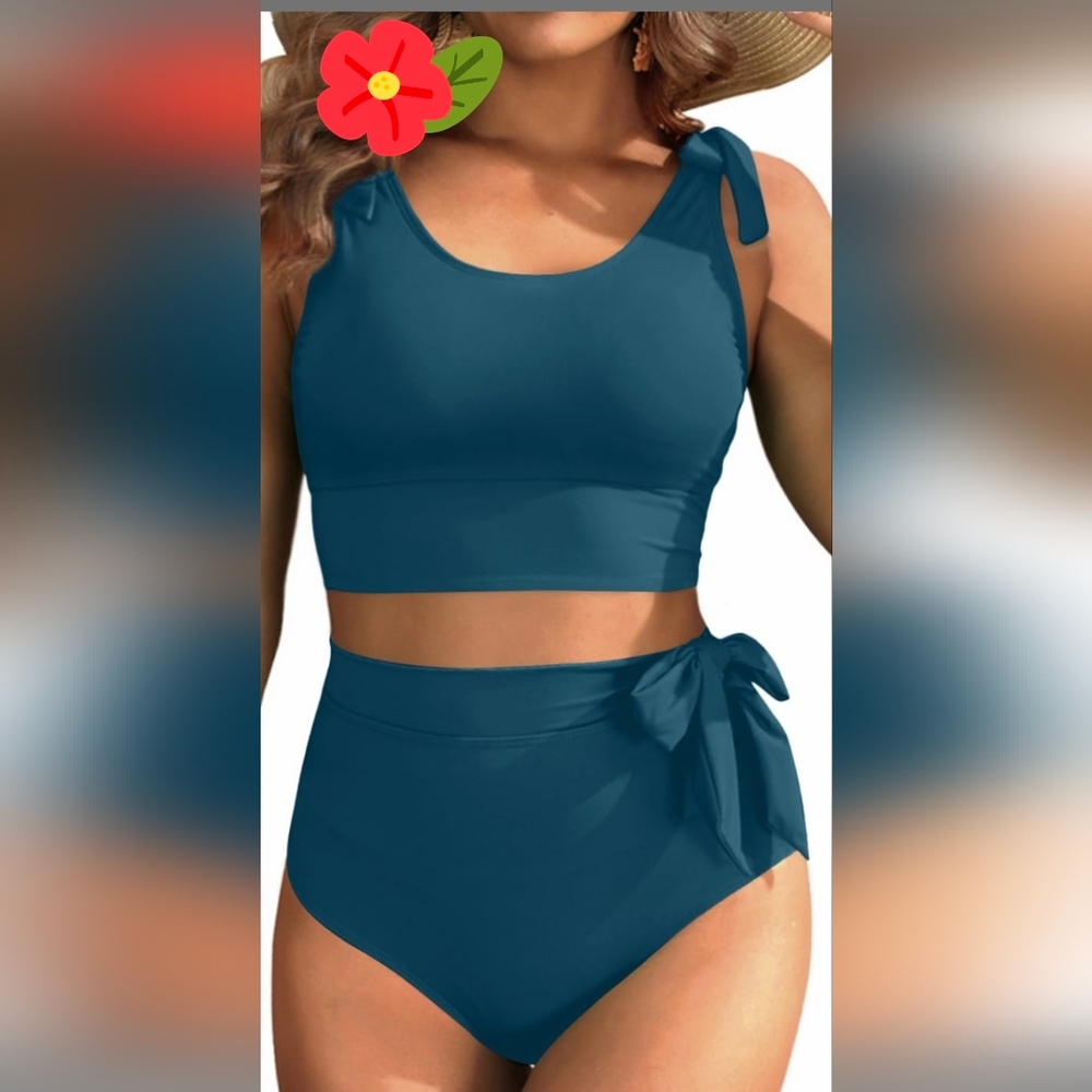 Younique Deep Blue Bikini Set Large